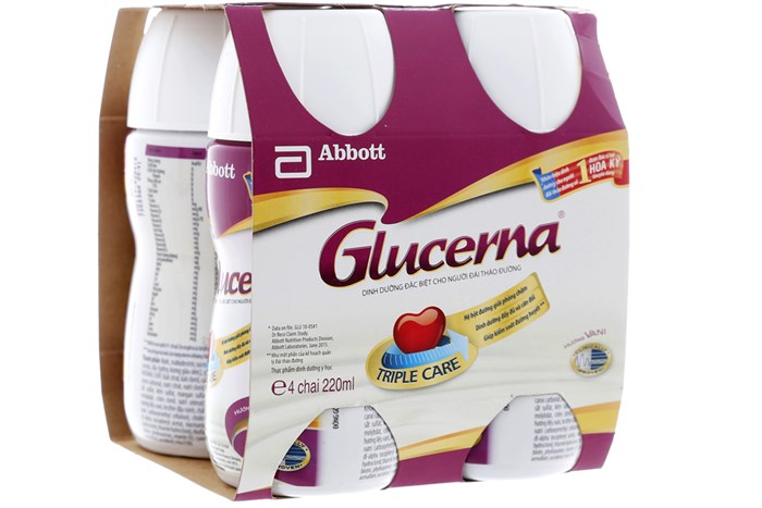 Lốc Sữa Glucerna nước 200ml dành cho người tiểu đường